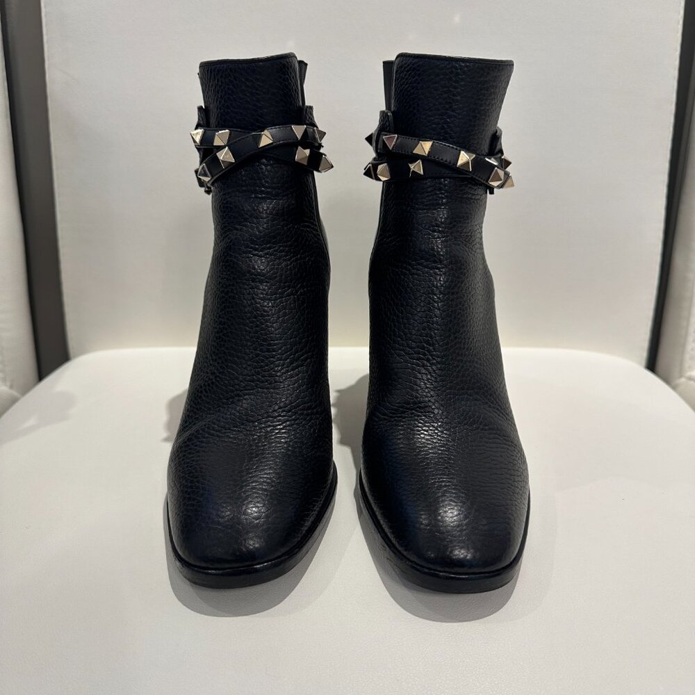 Valentino Rock Stud Ankle Short Boots - Picture 4 of 7